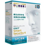 ESET Smart Security V4.2 5PC更新 [Windowsソフト PC5台・1年利用可能]