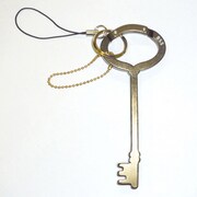 カラビナスタイル 鍵 GD [カラビナキーホルダー]