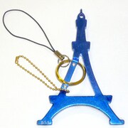 カラビナスタイル エッフェル塔 BL [カラビナキーホルダー]