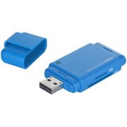 SD/microSDカード対応カードリーダー/ライター ブルー BSCRSDXU2BL