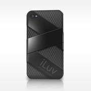 ICC728BLK [iPhone4/4S用 デュアルレイヤーケース フュージョン ブラック]