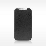 ICC734BLK [iPhone4/4S用 フリップレザーケース ブラック]