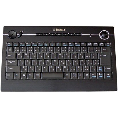 USB接続 ワイヤレスキーボード 日本語86キー ブラック KB008W-B
