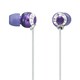 Jienne 密閉型インナーイヤーヘッドホン ダークバイオレット MDR-EX80LP V