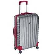 UNO(ウノ) 旅行日数目安:4~7泊 75L TSAロック搭載 シルバー×レッド RONCATO-UNO5022