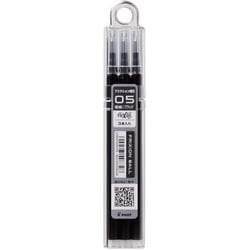 フリクションボール替芯 単色用 0.5mm 3本入り ブラック LFBKRF30EF3B