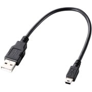 U2C-GMM025BK [USB2.0ケーブル ゲーム用 A-miniBタイプ 0.25m ブラック]