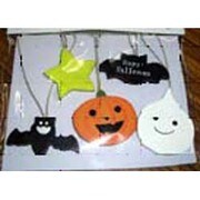 モンスター ハロウィングッズ 木製オーナメントセット