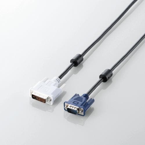 DVI－D-Sub15pin変換ケーブル アナログ接続用 1.0m CAC-DVA10BK