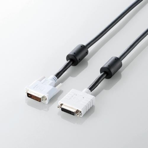 DVI延長ケーブル アナログ デジタル両対応 1.5m CAC-DVIE15BK