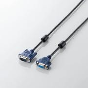 フェライトコア付 スリム同軸ディスプレイ延長ケーブル 1.0m CAC-E10BK