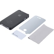 TR-CCSIP4-SB [iPhone 4用クリスタルカバーセット スモーキーブラック]