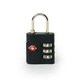 PL-395 [ロジェールTSAダイヤルロック南京錠 ブラック]