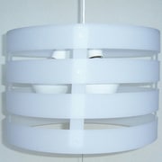 電球型蛍光灯洋風ペンダント照明（3灯用） 乳白色 SP-23E(WH)