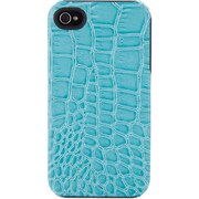 TR-LCSIP4-CT [iPhone 4用レザーカバーセット クロコダイルターコイズ]