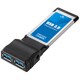 USB3.0対応 ExpressCard接続 インターフェイスカード USB3-EXC2