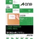 ラベルシール［レーザープリンタ］ マット紙・ホワイト A4 4面 20シート(80片) 65204