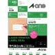 ラベルシール［レーザープリンタ］ マット紙・ホワイト A4 24面 四辺余白付 角丸 20シート(480片) 65424