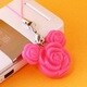 ディズニー×フラワーストラップ(バラ/PK)