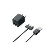 iPod対応 USB ACアダプター＆Dockケーブルセット ブラック RA-ADF31K