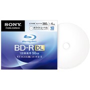 録画用BD-R DL 追記型 1-4倍速 片面2層 50GB 10枚 インクジェットプリンタ対応 10BNR2VCPS4