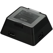 40+5メディア対応カードリーダー/ライター USBハブ付 ブラック BSCRA40HU2BK