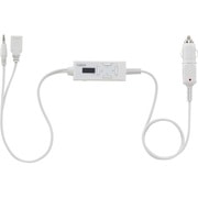 車載用FMトランスミッター 充電機能搭載 ホワイト LAT-FM130UWH