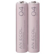 ニッケル水素充電池 単4形2本 ピンク AN ECOL. (アン エコル) DE-SNH4P2PN