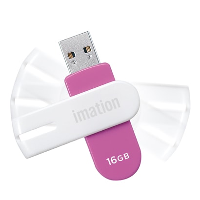 USBフラッシュメモリ NANO-f 16GB ピンク UFDNFE16GPK