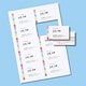 マルチタイプ名刺カード 標準厚 白 100シート 1000カード JP-MCM06-1