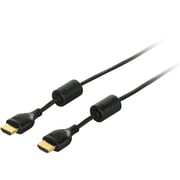 HDMIケーブル 1.0m ブラック スリムモデル/フェライトコア付き ハイスピード イーサネット対応 3D映像対応 ヨドバシカメラオリジナル BSHDYP10FCBK