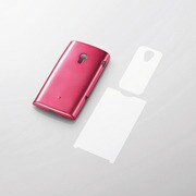 MPS-X10PVPN [Xperia用 シェルカバー（液晶保護フィルム付） ピンク]