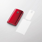 MPS-X10PVRD [Xperia用 シェルカバー（液晶保護フィルム付） レッド]