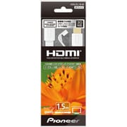 HDMIケーブル 1.5m ホワイト ハイスピード カテゴリー2対応 イーサネット対応 Ver.1.4 HDC-FL15-W