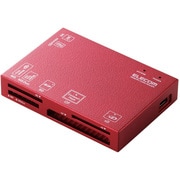 メモリリーダライタ USBブースター搭載 レッド MR-A005RD