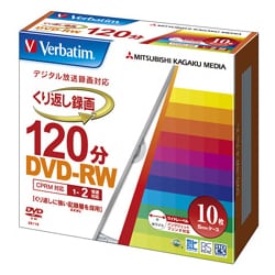 ヨドバシ.com - Verbatim バーベイタム VHW12NP10V1 [録画用DVD-RW 120