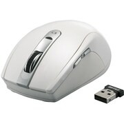 無線（2.4GHz）レーザー式マウス 5ボタンタイプ Mサイズ ホワイト BSMLW11MWH