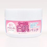ホワイトラベル 贅沢プラセンタのもっちり白肌パック [白肌クリーム 130g]