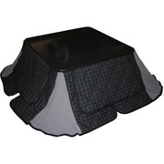 ブラック 洗えるこたつふとん 60×60cm
