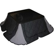 ブラック 洗えるこたつふとん 75×105cm