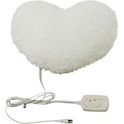 ホットクッション ハートタイプ ホワイト KHK-2593-WB