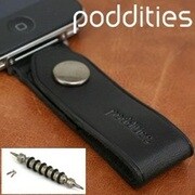 iPhone4用ループストラップ(BK) [Poddities<ポディティーズ >]