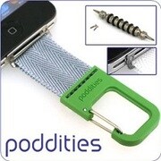 iPhone4用カラビナストラップ(ナイロン/G [Poddities<ポディティーズ >]
