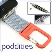 iPhone4用カラビナストラップ(ナイロン/O [Poddities<ポディティーズ >]