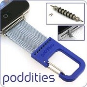 iPhone4用カラビナストラップ(ナイロン/B [Poddities<ポディティーズ >]