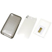 第4世代iPod touch用キラキラソフトジャケット ブラック RT-T4C5/B