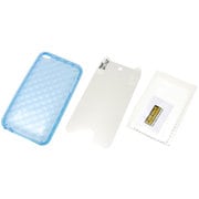 第4世代iPod touch用キラキラソフトジャケット ブルー RT-T4C5/A