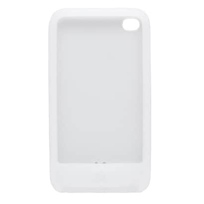 第4世代 iPod touch用 シリコンケース 液晶保護フィルム付 ホワイト BSIP10T01CWH