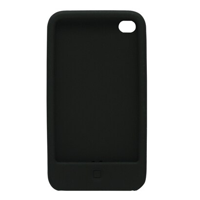 第4世代 iPod touch用 シリコンケース 液晶保護フィルム付 ブラック BSIP10T01CBK