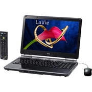 LaVie Lシリーズ 15.6型ワイド液晶/HDD500GB/DVDスーパーマルチドライブ スパークリングリッチブラック PC-LL370CS6B